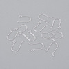 Resin Earring Hooks RESI-J021-10B-1
