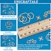 12Pcs 6 Style 201 Stainless Steel Filigree Joiners Links STAS-UN0040-86-5
