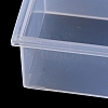 6 Grids Transparent Plastic Jewelry Trays CON-K002-02A-4