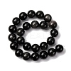 Natural Silver Sheen Obsidian Beads Strands G-F808-C01-16mm-3