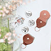 Heart Double-Sided Engraved Stainless Steel Commemorative Decision Maker Coin Set AJEW-GL0002-01J-4