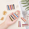 Trapezoid Charm Dangle Earring DIY Making Kit for Girl Women DIY-OC0007-80-3