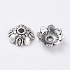 Tibetan Style Alloy Bead Caps X-LF0370Y-NF-2