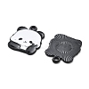 Panda Theme Alloy Enamel Pendants ENAM-F150-03-2