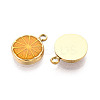 304 Stainless Steel Enamel Pendants STAS-T068-20-2