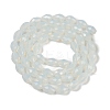 Electroplate Imitation Jade Glass Beads Strands EGLA-N013-J4mm-D02-2