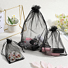 100pcs 3 Styles Large Organza Pouches Portable Shoes Bag Travel Storage Drawstring Bags OP-SP0001-04-4