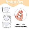 10 Sets Sublimation Blank Brooch Pins FIND-SP0004-08C-2