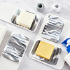 Marble Pattern Silicone Soap Dishes DIY-WH0430-018E-5
