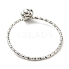 Non-Tarnish 304 Stainless Steel Rose Flower Finger Ring X-RJEW-P090-01P-3