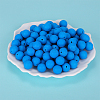 Round Silicone Focal Beads SI-JX0046A-26-3