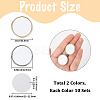 10 Sets Sublimation Blank Brooch Pins FIND-SP0004-08A-2