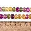 Crackle Transparent Glass Beads Strands GLAA-N074-02B-03-2