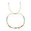 Bohemian Style Heart Shaped Braided Bracelets MB7258-1