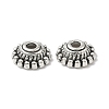 Tibetan Style Alloy Bead Caps X-LF1235Y-NF-2