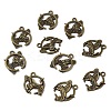 Tibetan Style Zinc Alloy Pendants TIBEP-R334-030AB-RS-3
