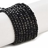 Natural Black Tourmaline Beads Strands G-H042-B21-01-1