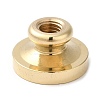 Golden Plated Wax Seal Brass Stamp Head LS-AJEW-C031-01C-3