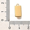 Ion Plating(IP) 304 Stainless Steel Pendants STAS-P371-022G-3