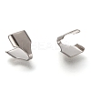 Tarnish Resistant 304 Stainless Steel Folding Crimp Ends LS-X-STAS-G122-09P-C03-2