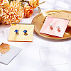 4 Colors Acrylic Single Earring Display Card ODIS-AR0001-05B-4