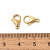 Ion Plating(IP) 304 Stainless Steel Lobster Claw Clasps STAS-AB11-G-01-3