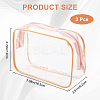 Transparent PVC Cosmetic Zipper Pouches AJEW-WH20007-23-2