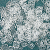 100pairs Plastic Snap Buttons BUTT-CY0001-03-6