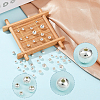 1300Pcs 4 Styles CCB Plastic Beads Sets CCB-PA0001-02S-4