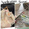 4 Sets Plastic Flat Round Knitting Aid DIY-SC0030-18-4