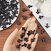 300Pcs Opaque Acrylic Beads MACR-SC0001-16A-3