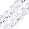 Transparent Glass Beads Strands GLAA-N001-53-1