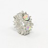 Large Hole Zinc Alloy Rhinestone European Beads CPDL-L001-07-2