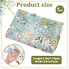 Flower Pattern Polyester Lace Fabic DIY-WH0061-019B-2