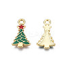 Rack Plating Alloy Enamel Pendants LS-ENAM-N055-168-3