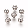 304 Stainless Steel Beads STAS-WH0014-17F-2