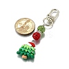 Christmas Theme Resin & Polymer Clay Rhinestone  Pendant Decoration HJEW-TA00350-3