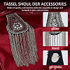 2Pcs Iron & Glass Epaulettes Costume Accessories DIY-FH0009-04B-5