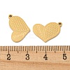 Ion Plating(IP) 304 Stainless Steel Pendants STAS-S135-05G-3