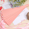 Cone Iridescent Paper Single Rose Packaging Gift Boxes LS-CON-WH0085-50B-3