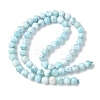 Natural Larimar Beads Strands G-B141-01-6mm-3