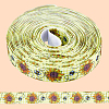 Polyester Bees Printed Grosgrain Ribbons SRIB-WH20020-018A-6