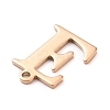 PVD Vacuum Plating  304 Stainless Steel Charms STAS-H112-E-RG-3