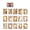 30 Sheets 15 Styles Stamp Theme Floral Scrapbook Paper Pads Book PW-WG97548-06-1