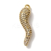 Rack Plating Brass Micro Pave Cubic Zirconia Pendant KK-A229-03D-G-1