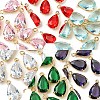 5Pcs Transparent Glass Charms GLAA-YW0004-41A-2