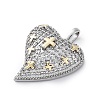 Brass Micro Pave Cubic Zirconia Pendants KK-S510-32GP-08-2