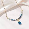 Natural Malaysia Jade Pendant Nekclaces NJEW-JN05917-02-1