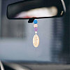 Wood & Wool Felt Car Air Vent Clips HJEW-DR00037-7
