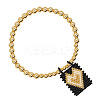 Bohemian Glass Seed Bead Charm Bracelets IW8477-4-1
